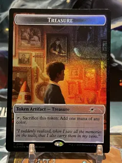 MTG | Treasure Token (2065) [Secret Lair Nuestra] ✨FOIL✨ - Image 1