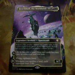 *In Hand* Hearthhull, the Worldseed Borderless MTG Commander Edge of Eternities - Image 1