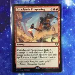 Catalysmic Prospecting 0024 Non Foil Rare Outlaws of Thunder Junction MTG NM - Image 1