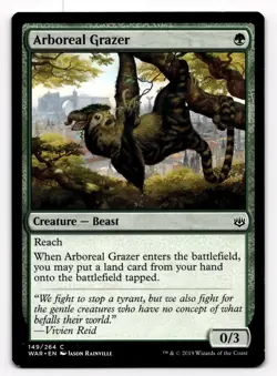 MTG Magic the Gathering Arboreal Grazer (149/264) War of the Spark - Image 1