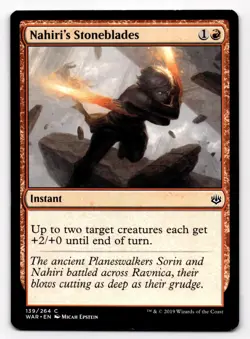 MTG Magic the Gathering Nahiri's Stoneblades (139/264) War of the Spark - Image 1