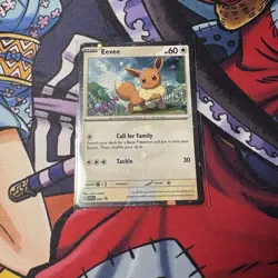 Pokemon Eevee (43/57) Scarlet & Violet Black Star Promos LP HOLO - Image 1