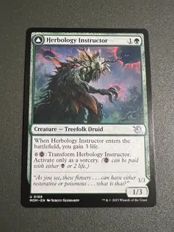 Herbology Instructor March Of The Machines ENGLISH 0189 mtg - Image 1