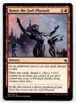 MTG Magic the Gathering Honor the God-Pharaoh (132/264) War of the Spark - Image 1
