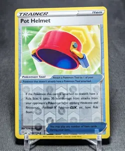 Pot Helmet Reverse Holo 2022 Pokemon TCG Brilliant Stars Trainer Card 146/172 - Image 1