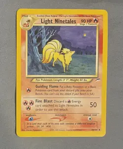 Light Ninetales 50/105 Neo Destiny Unlimited Pokemon TCG WOTC - NM/MINT - Image 1