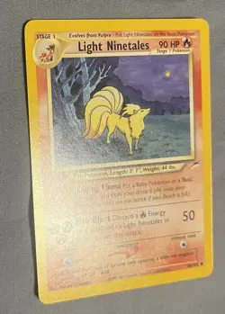 Light Ninetales 50/105 Neo Destiny Unlimited Pokemon TCG WOTC - NM/MINT - Image 2
