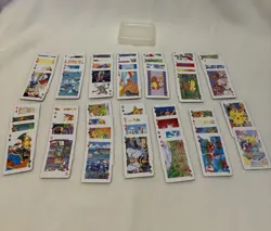 90s Black POCKET MONSTERS 54 Playing Cards POKEMON Taiwan ORIGINAL CONTAINER - Image 1