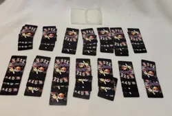 90s Black POCKET MONSTERS 54 Playing Cards POKEMON Taiwan ORIGINAL CONTAINER - Image 2