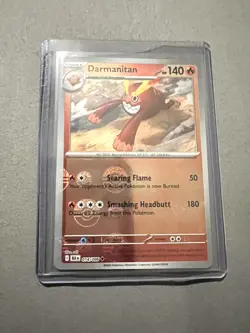 Darmanitan - 014/086 - Poke Ball Holo - Pokemon SV Black Bolt ENGLISH - Image 1