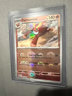 Darmanitan - 014/086 - Poke Ball Holo - Pokemon SV Black Bolt ENGLISH - Image 2