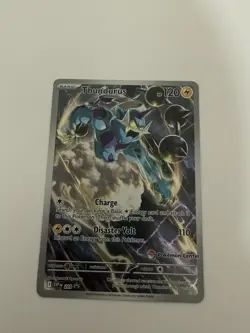 Pokemon TCG Thundurus SVP209 POKEMON CENTER STAMP Near-Mint (Fresh From ETB) - Image 1