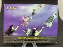 Topps Pokemon EP 16 Pokemon Shipwreck TV Animation Edition 1. Serie 1999 Pikachu - Image 1