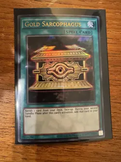 Gold Sarcophagus - YGLD-ENC26 - NM- Ultra Rare - Unlimited - Yugioh - Image 1
