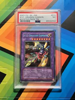 2003 Yugioh XYZ-Dragon Cannon - BPT-010 - Booster Promo - PSA 7 - Image 1