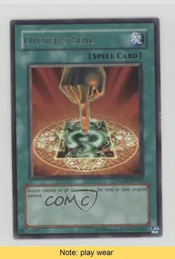 Owner's Seal Unlimited YuGiOh Light of Destruction #LODT-EN094 2008 READ 0l2 - Image 1