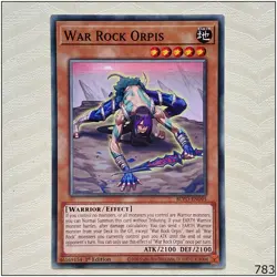 War Rock Orpis - BLVO-EN095 - Common 1st Edition Yugioh - Image 1