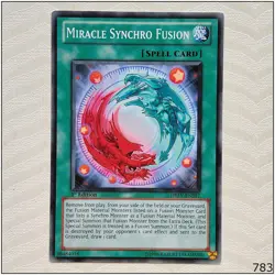 Miracle Synchro Fusion - DREV-EN057 - Common 1st Edition Yugioh - Image 1