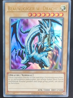 Blauaugiger w. Drache LOB-DE001 Ultra Rare 25th DE NM YUGIOH - Image 1