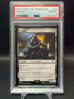 PSA 10 - Nazgul - LOTR Lord of the Rings - Tales From Middle Earth - MTG #333 - Image 1