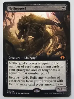 MTG Nethergoyf (Extended Art) Modern Horizons 3 NM - Image 1