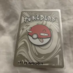 Pokederp Halloween Zombie Fakachu Holo Mimikyu 13/36 Custom Derpy Card - Image 2