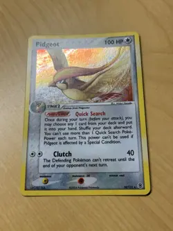 Pokemon Pidgeot TCG EX FireRed & LeafGreen Holo Card 10/112 Rare NM - Image 1