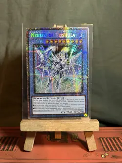 Yu-Gi-Oh! Nekroz of Trishula 1st Edition Starlight Rare Card BLMM-EN132 - Image 1