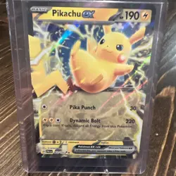 Pikachu ex 063/193 Paldea Evolved Double Rare Pokemon Card Mint NM - Image 1