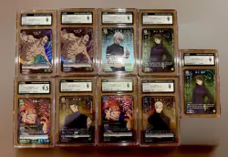 🚨UNION ARENA JAPANESE JUJUTSU KAISEN SPECIAL CGC GRADED 9-9.5! 9 CARD BUNDLE‼ - Image 1