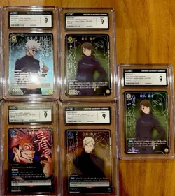 🚨UNION ARENA JAPANESE JUJUTSU KAISEN SPECIAL CGC GRADED 9-9.5! 9 CARD BUNDLE‼ - Image 3