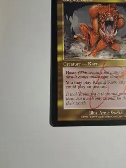 Raging Kavu Magic the Gathering MTG Invasion - Image 5