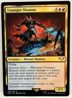 Tzaangor Shaman -#146-MTG- Universes Beyond: Warhammer 40,000-Regular-LP - Image 1
