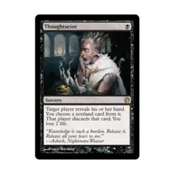 WOTC MtG Theros Thoughtseize (R) EX - Image 1