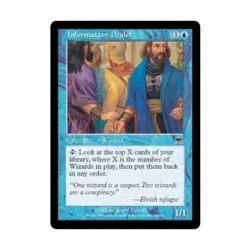 WOTC MtG Onslaught Information Dealer (C) (Foil) EX - Image 1
