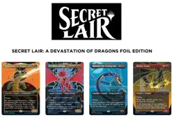 SDCC 2025 MTG Secret Lair Roadshow Edition A Devastation of Dragons Rainbow Foil - Image 3