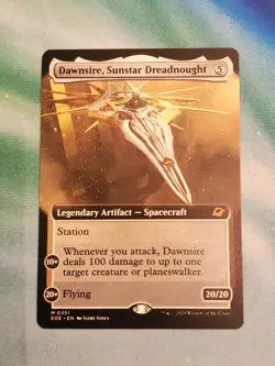 *IN HAND* MTG Dawnsire, Sunstar Dreadnought Extended Art - Edge of Eternities NM - Image 1