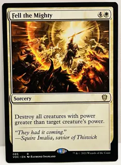 Fell the Mighty -#85-MTG- Commander: Innistrad: Crimson Vow-Regular-LP - Image 1