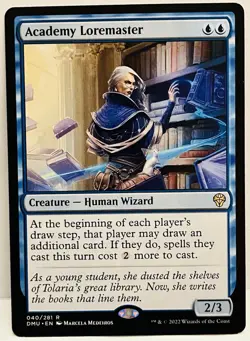 Academy Loremaster -#40-MTG- Dominaria United-Regular-LP - Image 1