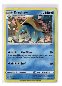 Drednaw (Cracked Ice) - 039/185 Deck Exclusives Holo Rare - LP - POKEMON TCG - Image 1