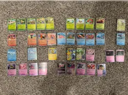 Prismatic Evolutions Pokemon TCG, Lot of 98 Reverse Holo, 11 EX Cards - Image 1