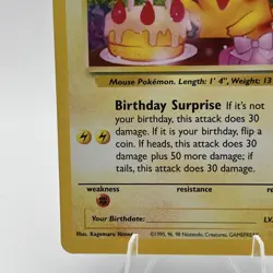 Celebrations Stamped BIRTHDAY PIKACHU Nm/Mint Or Better Pokemon Card #24 Promo - Image 5