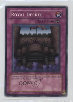 Royal Decree 1st Ed. YuGiOh Warrior's Triumph Structure Deck #SD5-EN035 0rq9 - Image 1