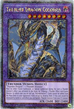 YuGiOh! Thunder Dragon Colossus RA03-EN036 Quarter Century Secret Rare 1st Editi - Image 1