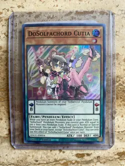 Yu-Gi-Oh! DoSolfachord Cutia 1st Edition Fairy Pendulum Effect Trading Card - Image 1