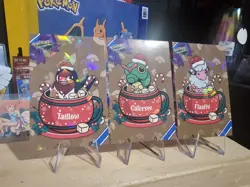 Pokemon Merry Christmas Card Database - Holiday Tailow, Caterpie, & Flaaffy - Image 3