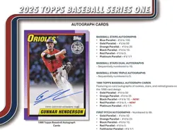 2025 Topps Series 1 Baseball Trading Card MLB Jumbo Fat Pack - Image 3
