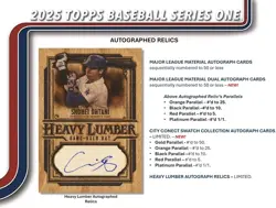 2025 Topps Series 1 Baseball Trading Card MLB Jumbo Fat Pack - Image 4