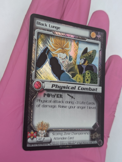 Dragonball Z CCG Black Lunge Sz1 scoring zone Promo DBZ TCG Card - Image 3
