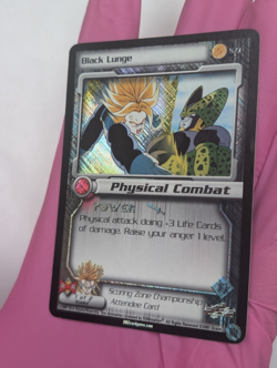 Dragonball Z CCG Black Lunge Sz1 scoring zone Promo DBZ TCG Card - Image 4